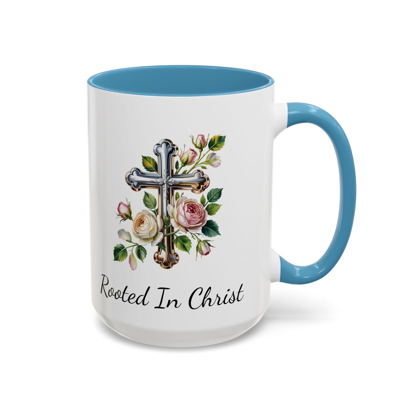 Accented Coffee Mug - Rooted In Christ