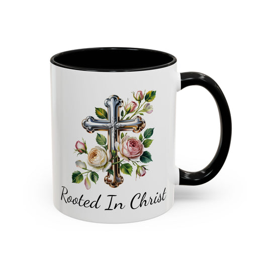 Accented Coffee Mug - Rooted In Christ