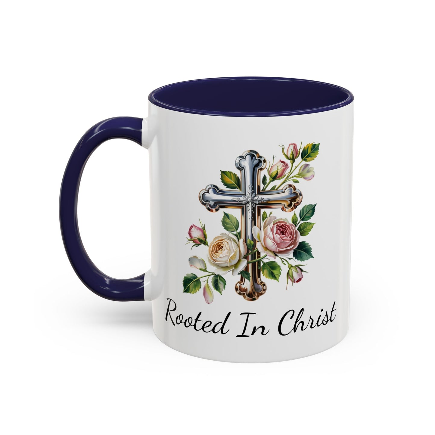 Accented Coffee Mug - Rooted In Christ