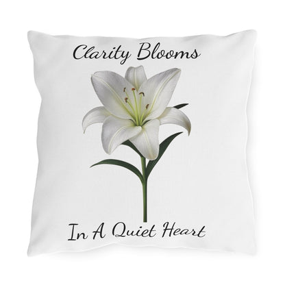 Pillow - Clarity Blooms In A Quiet Heart Lily