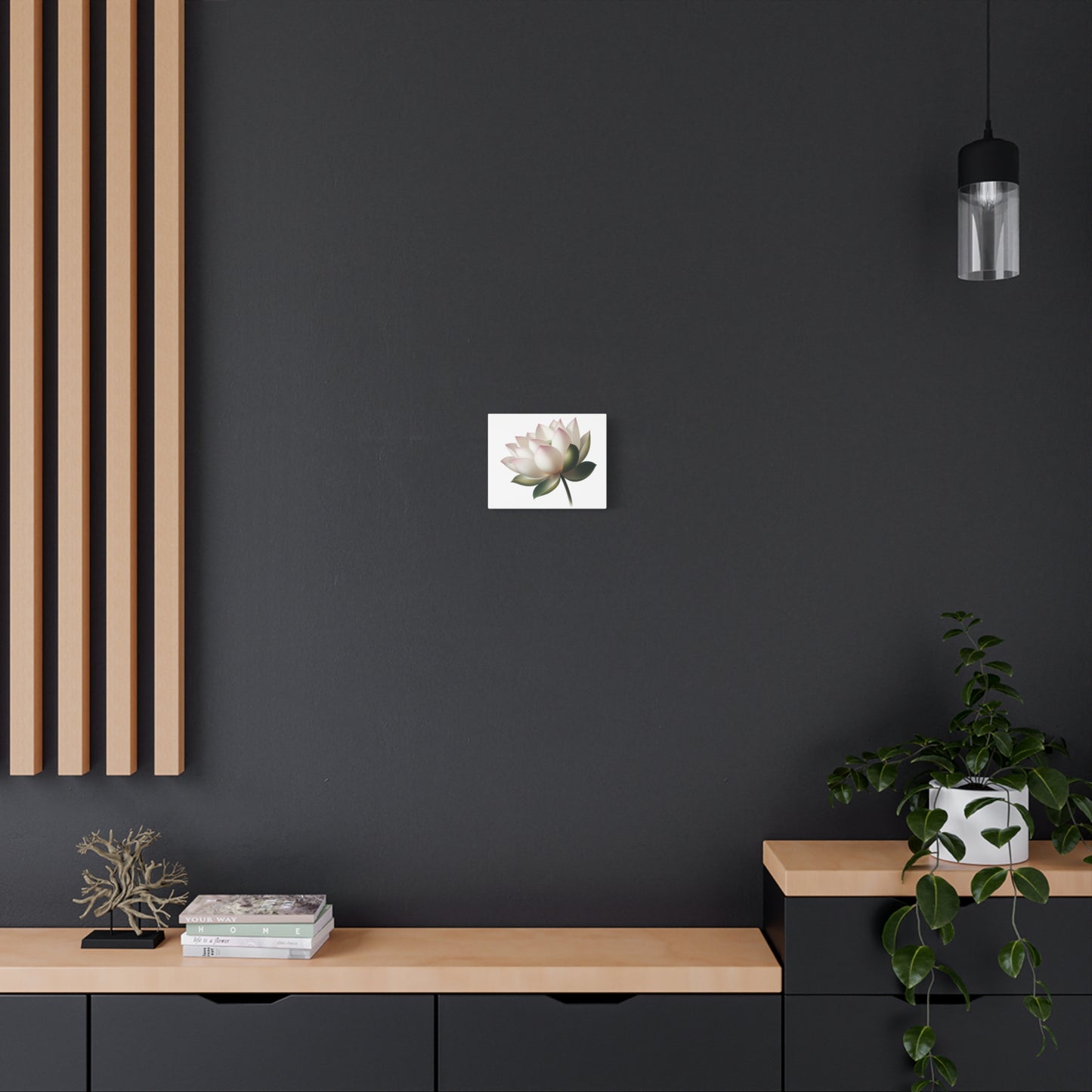 Lotus Flower Canvas Wall Art