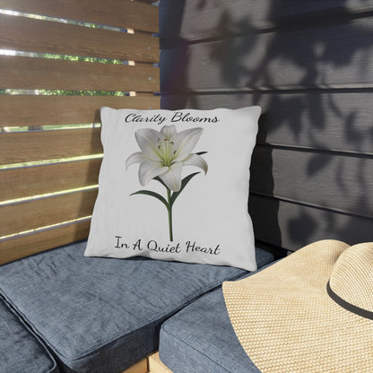 Pillow - Clarity Blooms In A Quiet Heart Lily