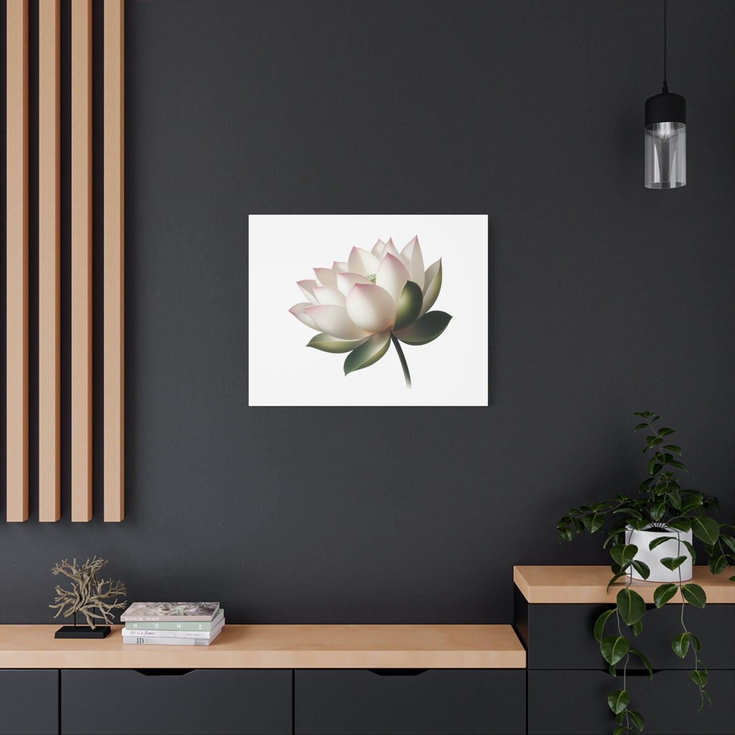 Lotus Flower Canvas Wall Art