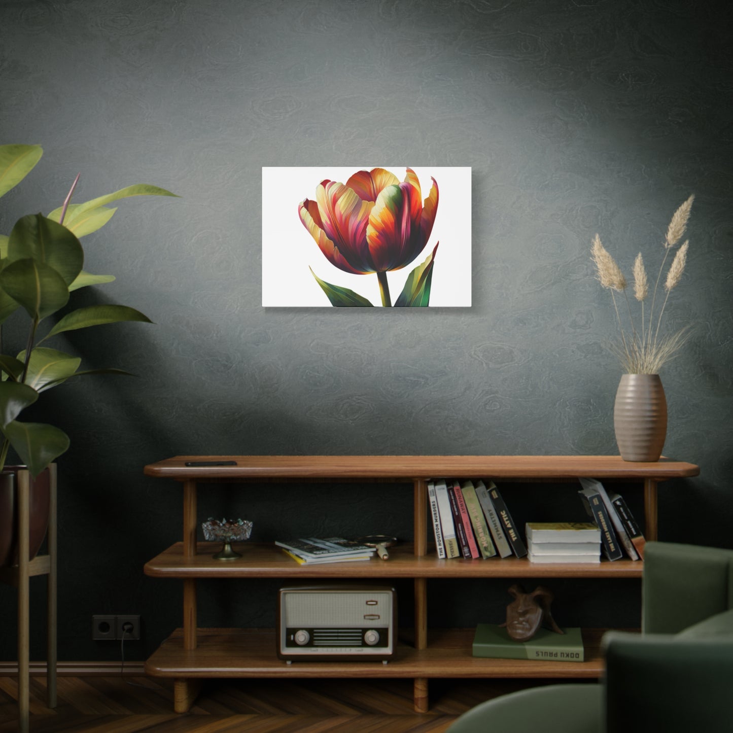 Tulip Flower Canvas Wall Art
