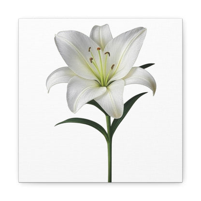 Lily Flower Canvas Wall Art