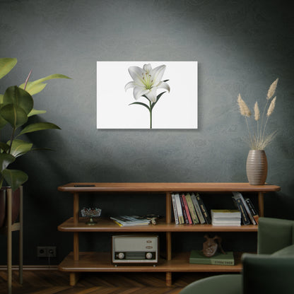 Lily Flower Canvas Wall Art